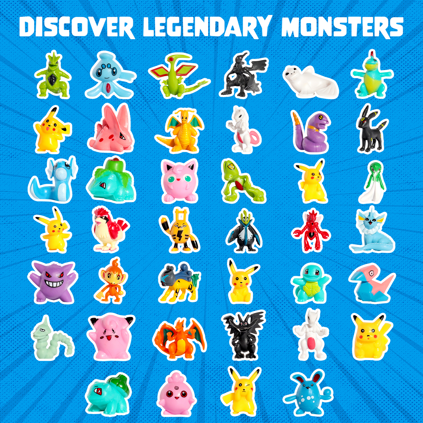 Monster Bath Bombs for Kids with Surprise Toys Inside (6 Pack)