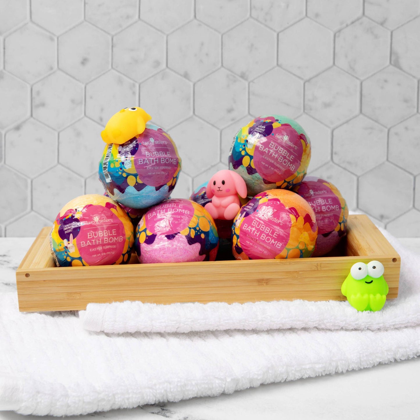 12 Easter Squishy Surprise Bubble Bath Bombs Set