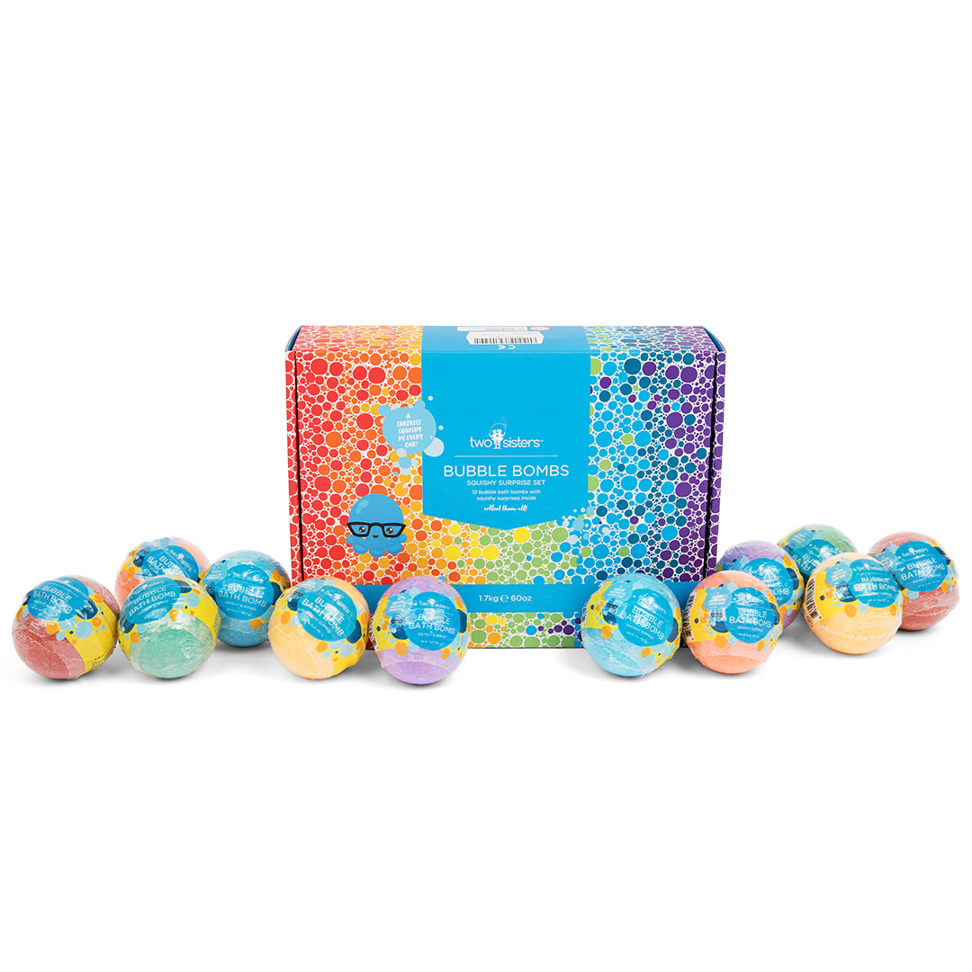 12 Squishy Surprise Bubble Bath Bombs Set