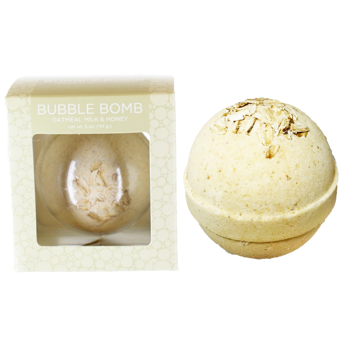 Oatmeal Milk & Honey Bubble Bath Bomb - Two Sisters Spa