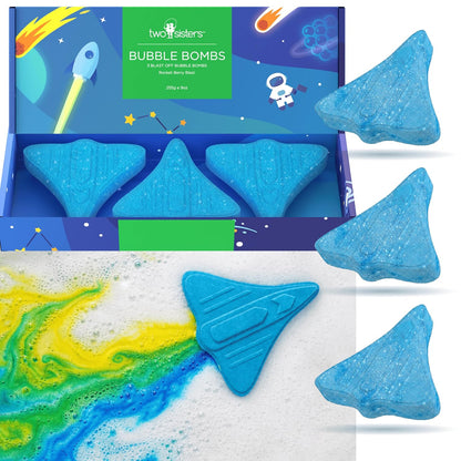 Blast Off Bubble Bath Bombs — Rocket Berry Blast (3 Pack)