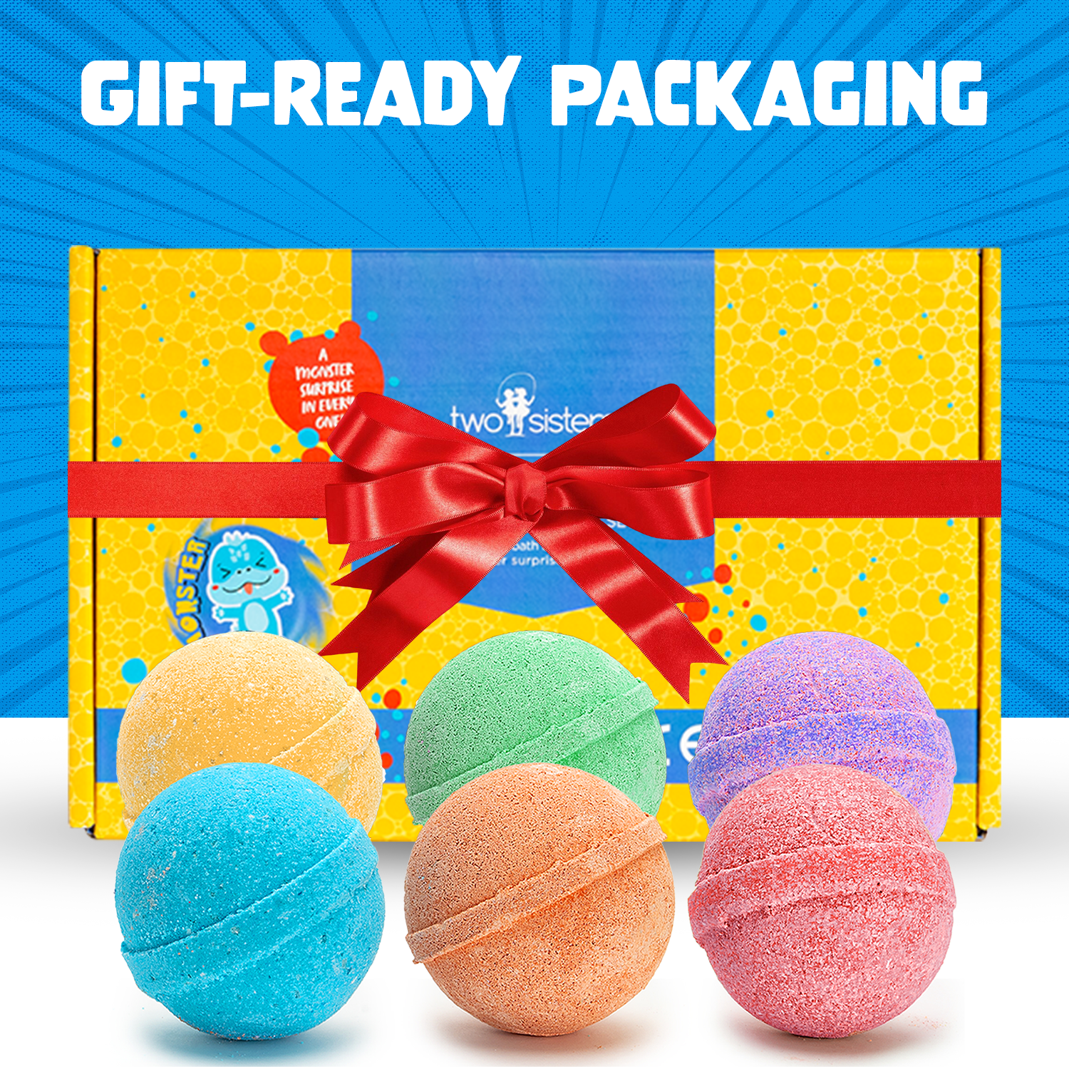 boobs bombs and monsters Monster Surprise Bath Bombs (6 Pack)