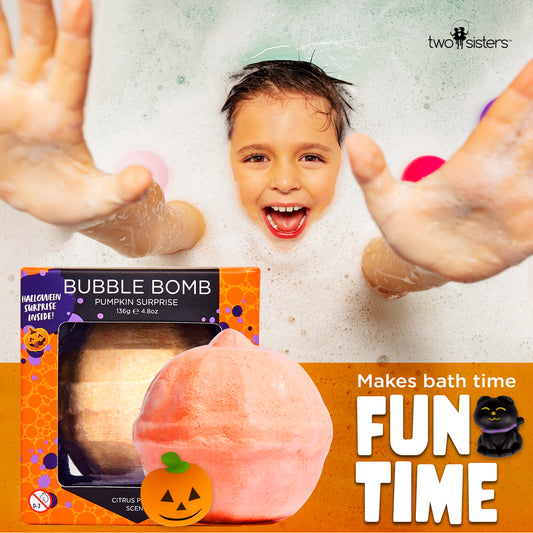 1 Pumpkin Halloween Bubble Bath Bomb