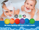 6 Kids Surprise Bubble Bath Bombs Set with Toys Inside for Boys and Girls - Two Sisters Spa