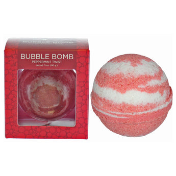 Peppermint Twist Bubble Bath Bomb - Two Sisters Spa
