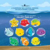 6 Sea Animal Squishy Surprise Bubble Bath Bombs